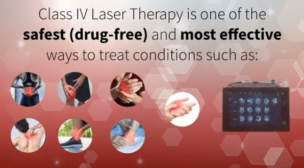Screenshot 2026-08-06 at 5.39.27 PM Class IV laser therapy promotional medical graphic
